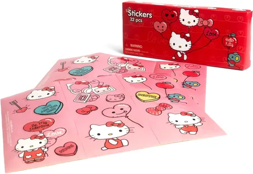 Miniatura 6 de Juego de regalo de Hello Kitty: caja de lata de almuerzo de Hello Kitty, botella de agua, rompecabezas, calcomanías y estuche para lápices.