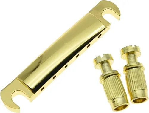 Miniatura 7 de KAISH LP Tune-o-matic - Juego de barra de freno para Les Paul Cromo