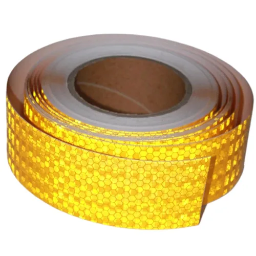 Miniatura 90 de Cinta reflectante blanca de 4 pulgadas, adhesivo de seguridad de advertencia impermeable para exteriores (10 pies)
