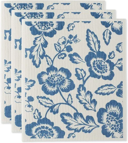 Miniatura 28 de DII Paños suecos para cocina y limpieza, reutilizables, lavables a máquina y aptos para lavavajillas, biodegradables, 7.75 x 6.75, limones, 3