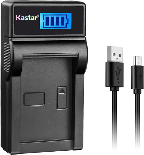 Kastar Cargador de batería USB LCD3 para Panasonic VW-VBG070, VW-VBG130, VWVBG260 y SDR-H40, SDR-H80 Series, HDC-HS700, TM700, HS300, TM300, HS250,