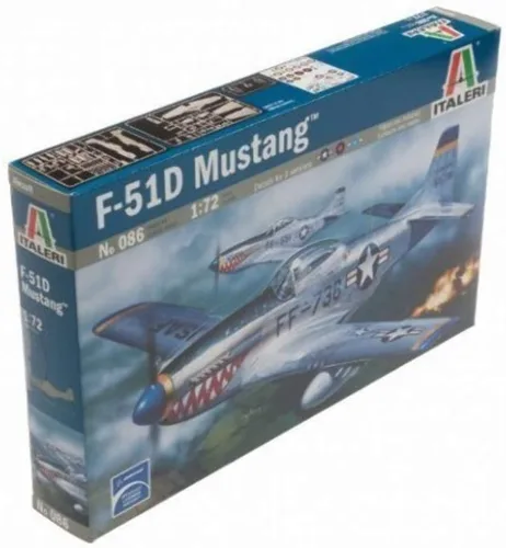 Miniatura 2 de Italeri 1/72 F-51d Mustang # 086