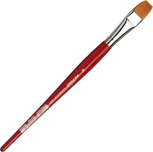 Miniatura 22 de da Vinci Watercolor Series 5580 CosmoTop Spin Pincel de Pintura, Redondo Sintético con Mango Rojo