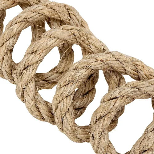 Miniatura 5 de Cuerda de sisal de 1/2 pulgada, cuerda de sisal trenzada de 100 pies para reparar, recuperar el poste rascador de gato, agrupación, decoración