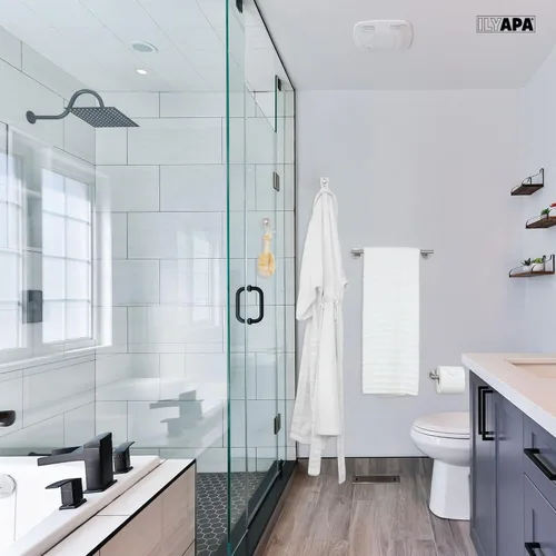 Miniatura 8 de Ilyapa Juego de accesorios de baño de níquel cepillado, juego de 5 toallas de baño de níquel satinado montado en la pared, toallero, 1 gancho
