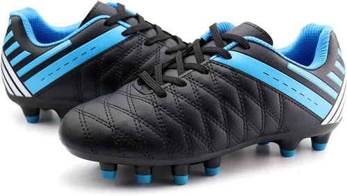 Miniatura 6 de brooman Tacos de fútbol atléticos para niños y niñas, zapatos de fútbol para exteriores