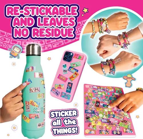 Miniatura 3 de Pulsera de cápsula ciega con rollos de pegatinas Sticki
