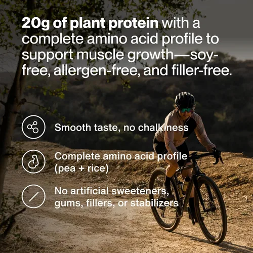 Miniatura 2 de Momentous Proteína vegana en polvo – 0.71 oz de proteína vegetal – Certificado NSF para deporte – Vegano – Sin OGM – Sin gluten – 12 porciones