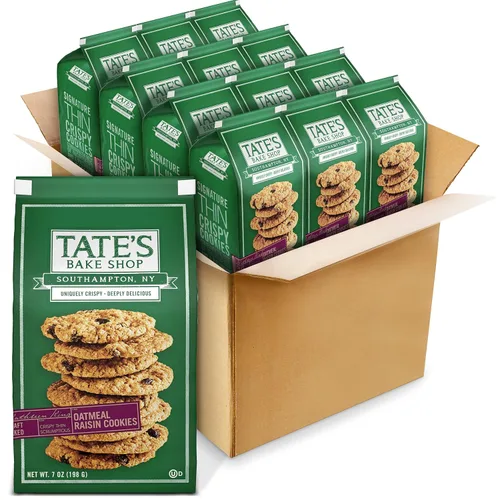Miniatura 7 de Tate's Bake Shop Galletas totalmente naturales, doble chispas de chocolate, 12 unidades (paquete de 12)