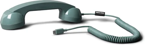 Miniatura 10 de Native Union Pop Phone – Auricular retro con micrófono y altavoz, USB-C para iPhone, iPad, Laptop, Tablet, Samsung S25, Flip 7, Fold 7 – Trabajo Pino