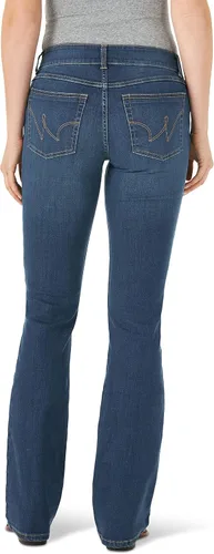 Miniatura 2 de Wrangler - Jeans para mujer estilo Western de tiro medio, elásticos y con corte bota