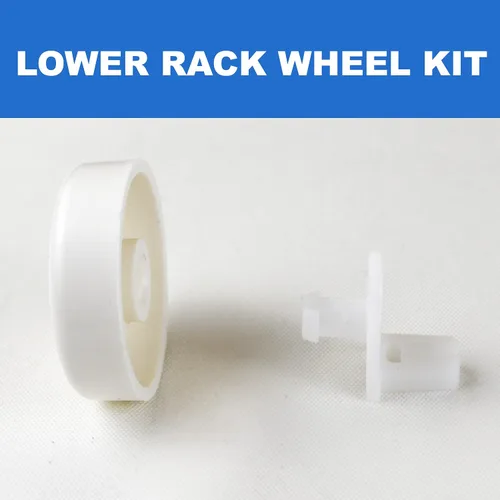 Miniatura 3 de Paquete de 8 rodillos y pernos de repuesto exacto para lavavajillas - Kit de ruedas inferiores compatible con lavavajillas GE, Kenmore y Hotpoint
