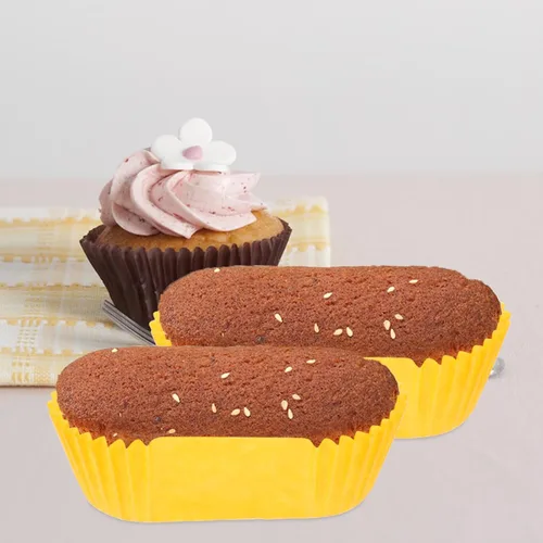 Miniatura 9 de Forros para cupcakes en forma de barco, 1000 unidades, tazas de papel amarillo para hornear cupcakes o mini aperitivos