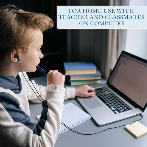 Miniatura 6 de Kanayu Paquete de 50 auriculares con cable a granel para aula, auriculares básicos con cable para estudiantes, sin micrófono, con conector de 0.138