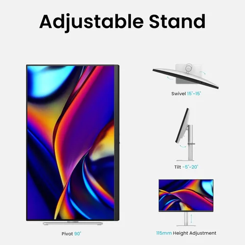 Miniatura 8 de BenQ MA270U Monitor 4K 3840x2160 de 27" para MacBook® Pro/Air, Dual USB-C, entrega de energía de 90 W, combinación de color Mac, concentrador USB