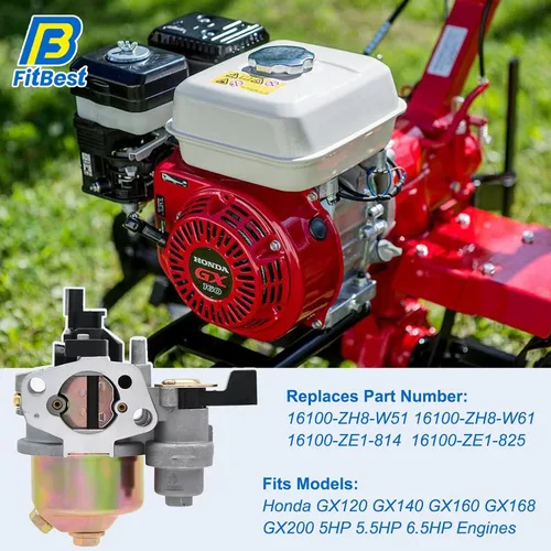 Miniatura 8 de FitBest, carburador con juntas para Harbor Freight Predator 6,5 HP 212 CC, motor Go Kart OHV