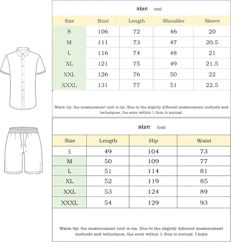 Miniatura 2 de Men's 2 Pieces Print Set Short Sleeve Shirt&Beach Short Summer Set for Men Casual Two-Piece Set Summer Pants Outfits