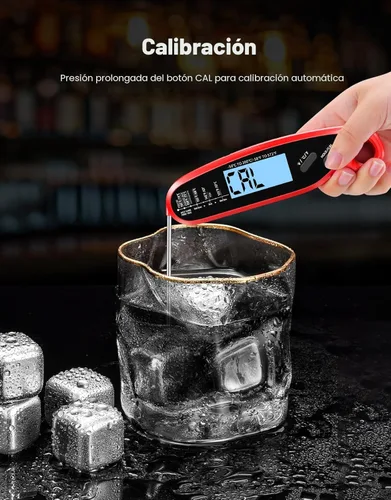 Miniatura 8 de Termómetro digital de lectura instantánea para carne con doble sonda, termómetro de alimentos para cocinar y asar a la parrilla, retroiluminación