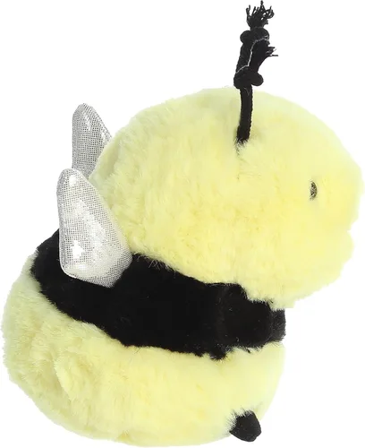 Miniatura 4 de Aurora® Playful Rolly Pet™ Bee Happy™ - Animal de peluche, tamaño compacto para diversión sobre la marcha, para adultos, niños, cumpleaños