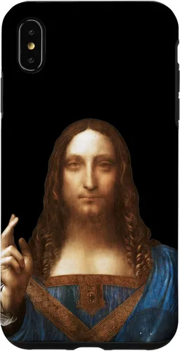 Miniatura 11 de Funda para iPhone 12 Pro Max Leonardo da Vinci - Salvator Mundi (salvador del mundo)