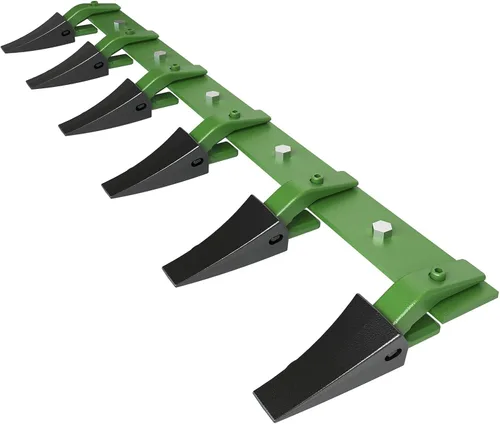 Miniatura 11 de Barra de dientes de acero resistente de 48 pulgadas para cargador de tractor, capacidad de carga de 4,560 libras, se adapta a bordes de corte