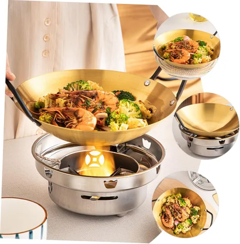 Miniatura 4 de Housoutil Sartén gruesa de acero inoxidable para utensilios de cocina