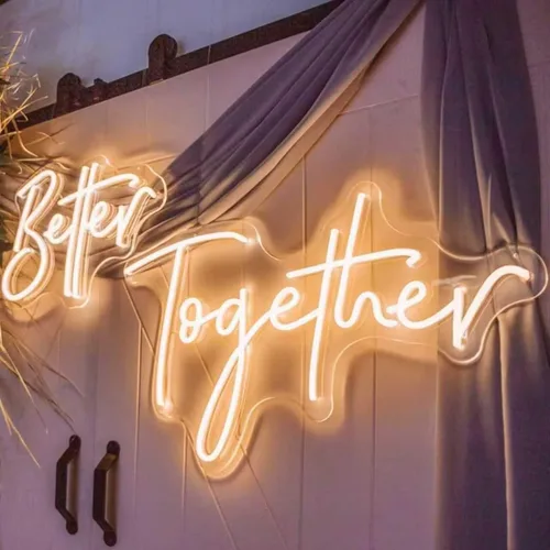 Miniatura 3 de Letrero de neón personalizado Letreros de neón personalizados para fiestas de boda, decoración de pared de negocios, letreros de neón