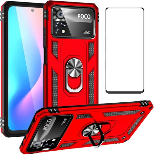 Miniatura 63 de Funda para Xiaomi redmi Note 12 Pro Plus 5G con protector de pantalla, soporte delgado protección militar a prueba de golpes Armor Defender Funda