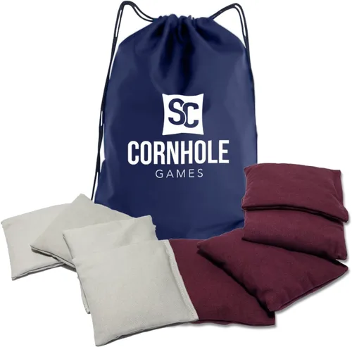 Miniatura 31 de Bolsas de cornhole resistentes al clima (juego de 8) - Tamaño/peso profesional de regulación (16 oz) - Uso en tableros de cornhole profesionales