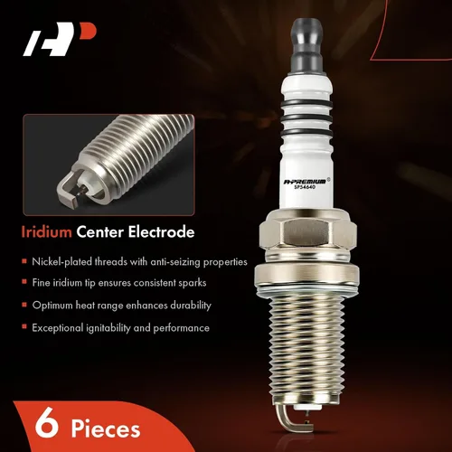 Miniatura 3 de A-Premium Paquete de 4 bujías iridio compatibles con Toyota Corolla, Prius, Yaris, 4Runner, Tacoma y Hyundai Elantra y Subaru Forester y Honda