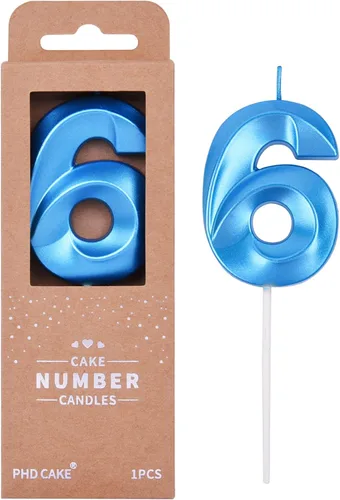 Miniatura 42 de PHD CAKE Velas de cumpleaños de 2 números de 7 cm de oro con diamantes, velas de número dorado, velas de número para pastel, celebración de fiesta
