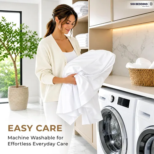 Miniatura 9 de SGI bedding Sábanas de Algodón Egipcio 100% Tamaño Full XL – Juego de Sábanas de 600 Hilos, Suaves, Frescas, Bolsillo Profundo de 16", Ropa de Cama