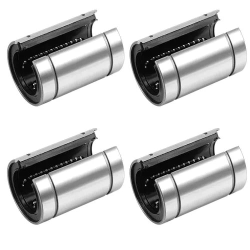 Miniatura 8 de uxcell LM25UUOP Rodamientos lineales de bolas tipo abierto, diámetro de 0.984 in, diámetro de 1.575 in de diámetro exterior, 2.323 in de longitud