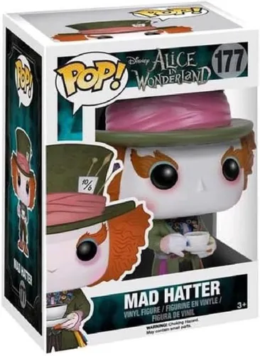 Figura de acción Funko POP de Disney: el Sombrerero Loco de Alicia en el País de las Maravillas