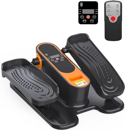 Máquina elíptica para debajo del escritorio, máquina portátil de ejercicio de pedal sentado para personas mayores, ejercitador de piernas Elipse de