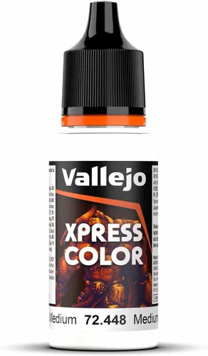 Vallejo - Xpress Color | Xpress Medio 0.6 fl oz. (0.6 fl oz.) | Aplicación rápida y secado | Tonos vibrantes y saturados | Permite que los colores