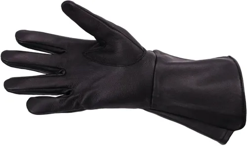 Miniatura 4 de Guantelete medieval de cuero Cosplay guantes de brazo largo puño