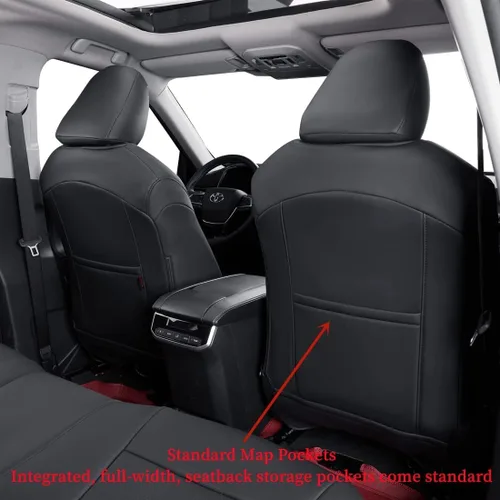Miniatura 3 de Coverdream Fundas de Asiento Personalizadas para Honda Pilot EX-L, Edición Especial, Touring, Sport 2016 2017 2018 2019 2020 2021 2022-Segunda Fila