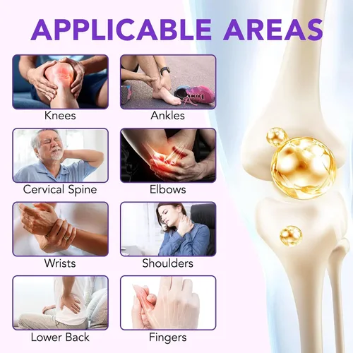 Miniatura 2 de Paquete de 2 masajes de gel morado para articulaciones, crema de masaje calmante para actividades articulares, músculos, rodillas, lumbar, cuello