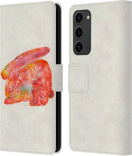 Miniatura 18 de Head Case Designs Officially Licensed Wyanne Blue Watercolour Bear Animals 2 Leather Wallet Case Compatible with Samsung Galaxy S23+ 5G