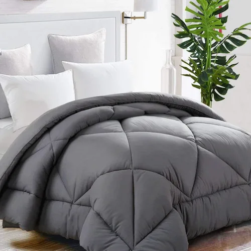 Miniatura 12 de TEKAMON - Edredón individual para todas las estaciones, cálido en invierno y suave en verano, acolchado, relleno alternativo de edredón con pestañas