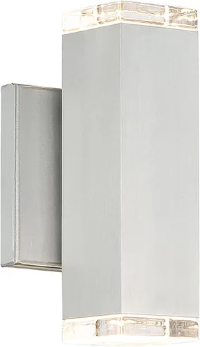 Miniatura 3 de WAC Lighting dweLED, bloque 1 luz LED interior y exterior luz de pared 3000K en negro