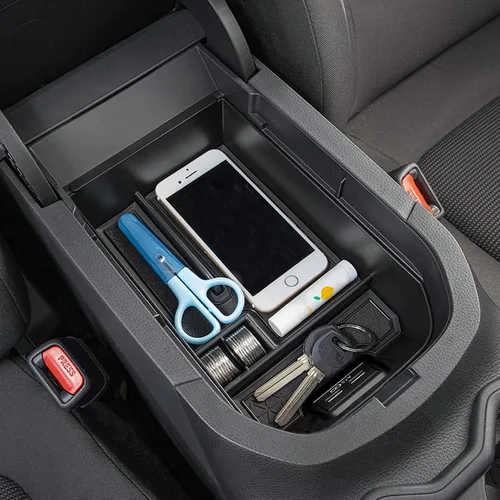 Miniatura 5 de JDMCAR Organizador de bandeja de consola central compatible con accesorios Toyota RAV4 2025 2024 2023 2022 2021 2020 2019 y 2021-2025 RAV-4 Prime