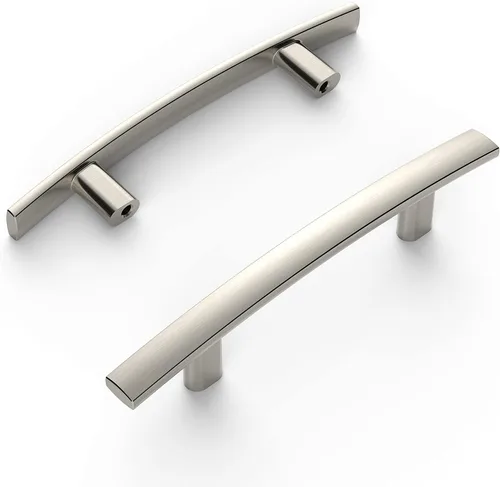 Miniatura 24 de Amerdeco - Paquete de 10 tiradores de oro cepillado de 3 pulgadas (76mm) para armarios de cocina, herrajes para gabinetes, tiradores de cocina