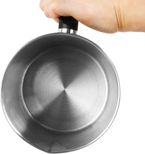 Miniatura 4 de Olla para hacer velas, capacidad de 2 libras, olla de fusión de cera de doble caldera, boquilla de vertido antigoteo y mango resistente al calor