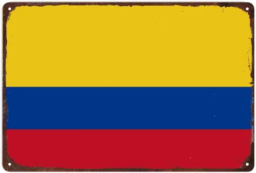 Miniatura 13 de Letrero de metal de Chile para decoración de pared, placa de pared de bandera de Chile, bandera patriótica de país para decoración de pared