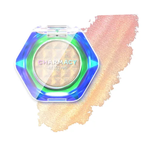 Miniatura 25 de CHARMACY Sombra de ojos multicromática con purpurina, sombra de ojos brillante con pigmentación intensa, sombra de ojos con acabado duocromático