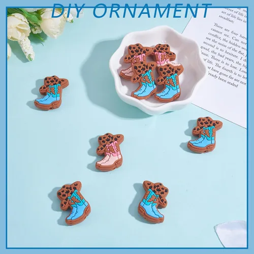 Miniatura 4 de 10 Piezas Cuentas de Silicona Lindas DIY Cuentas de Silicona a Granel Utilizadas para DIY para Hacer Varias Manualidades, Bolígrafo con Cuentas