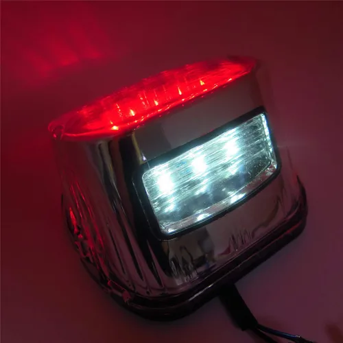 Miniatura 2 de Luces de freno traseras SMT-RED compatibles con lente transparente XL Harley Dyna Sportster 1999 y posteriores [B075VLXQ7V]