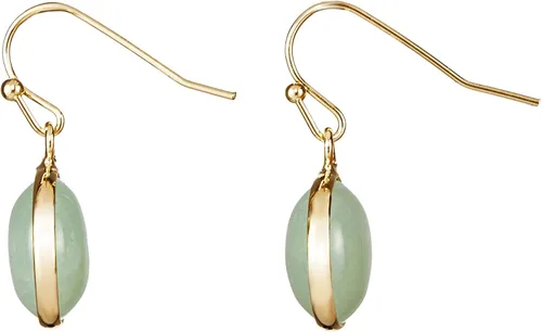 Miniatura 6 de 14K Gold Earrings for Women Handmade Green Jade Jewelry Green Stone Earrings for Women Dangle Birthstone Earrings Gift for Anniversary Graduation